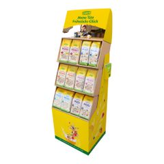 Bio Stand-Display Müsli befüllt von Rapunzel