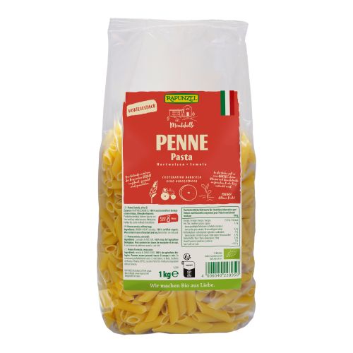 Bio Penne Semola 1000g - 6er Vorteilspack von Rapunzel Naturkost