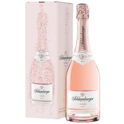 Schlumberger Rosé Brut Klassik Sekt Austria g.U. 750ml von Schlumberger im Einzelkarton