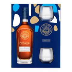 12-Stern GP +2 Gläser 40 %vol. 700ml von Metaxa