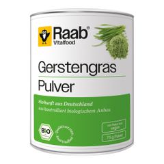 Bio Gerstengras-Pulver 75g von Raab Vitalfood