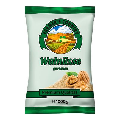 Walnüsse gerieben 1000g von Farmer's Country