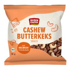 Bio Cashew-Butterkeks Snack 50g - 12er Vorteilspack von Rosengarten