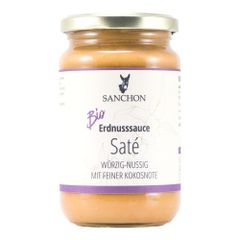 Bio Erdnusssauce Saté 340g - 6er Vorteilspack von Sanchon