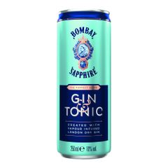 Sapphire Gin & Tonic 65%vol. 250ml von Bombay
