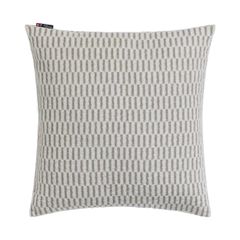 Kissenhülle Grid 50 x 50 cm - Hellgrau - GRS zertifiziert - von David Fussenegger