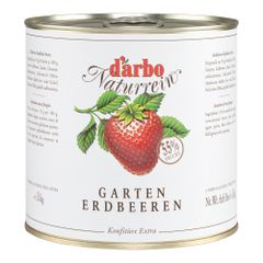Darbo Naturrein Erdbeeren Konfitüre Extra 3000g