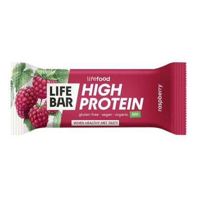 Bio High Protein Himbeere 40g - 15er Vorteilspack von Lifebar