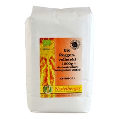 Bio Roggenvollmehl 1000g von Nestelberger