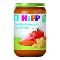 Bio Schinkennudeln mit Gemüse 220g - 6er Vorteilspack von Hipp
