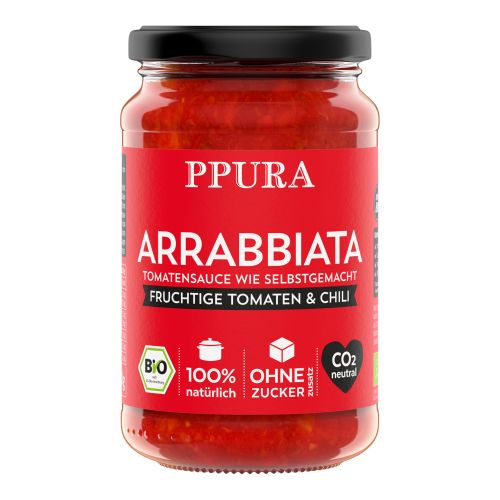 Organic Sugo Arrabbiata 340g - value pack of 6 from Ppura