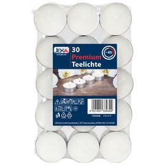 Teelichter mit Metallhülle 30Stück von Jeka