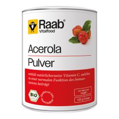 Bio Acerola-Pulver 100g von Raab Vitalfood