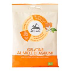 Bio Geleebonbons Zitrusfruchthonig 100g - 15er Vorteilspack von Alce Nero