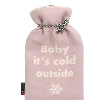 Hot Water Bottle Baby its cold 2 Liter Color Lavender 38x21cm by David Fussenegger