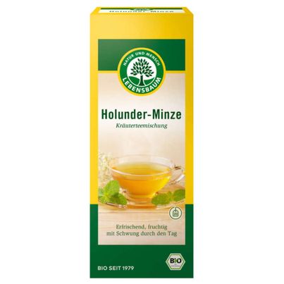 Bio Kräutertee Holunder-Minze 20 Beutel 30g von Lebensbaum