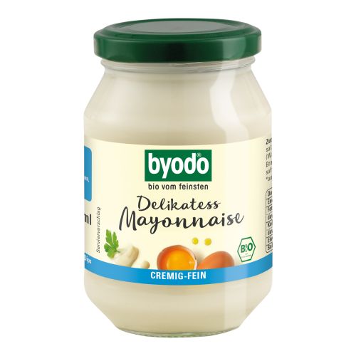 Organic delicacy mayonnaise with organic egg 250ml - value pack of 6 from Byodo