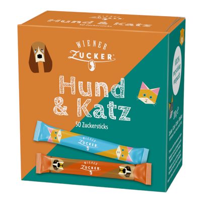 Wiener Zuckerstick Hund & Katz Sticks 50 Stk - 200g