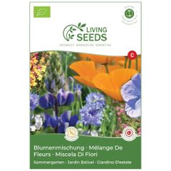 Bio Blumenmischung Sommergarten 4.85g Saatgut von Living Seeds