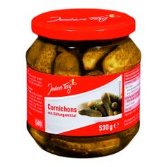 Cornichons 580ml von Jeden Tag