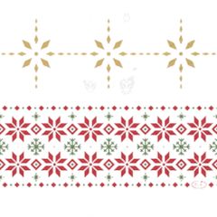 Duni Serv.Traditio1/4F3lg33/50 50ct von Duni