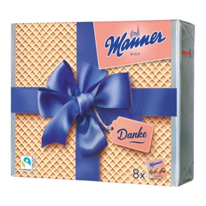 Manner Original Neapolitaner Schnitten 8er Geschenkpackung Danke - 600g