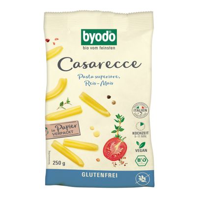 Bio Reis-Mais Casarecce 250g - 6er Vorteilspack von Byodo