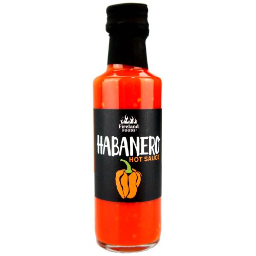 Habanero Hot-Sauce 100ml - Schärfegrad 9/12 - Chili Sauce mit 51 Prozent Habanero-Chili von Fireland Foods