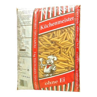 Wolf Nudeln Küchenmeister Penne Lisce 5000g