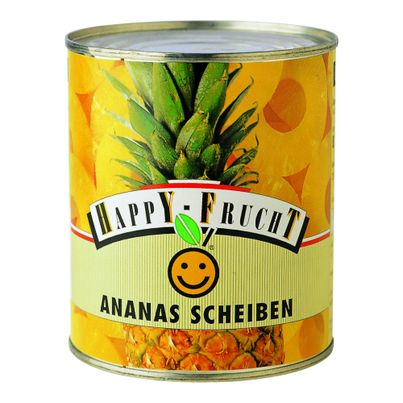 Ananasscheiben 825g von Happy Frucht