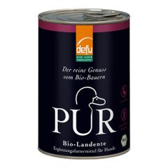 Bio Hundefutter Landente 400g - 12er Vorteilspack von Defu