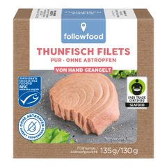 Bio Thunfisch Filet Pur 135g - 8er Vorteilspack von Followfood