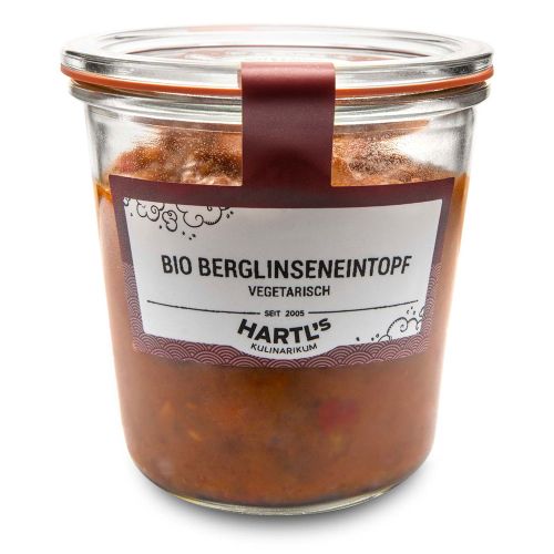 Bio veganer Berglinseneintopf 460g - Fertiggericht von Hartls Kulinarikum