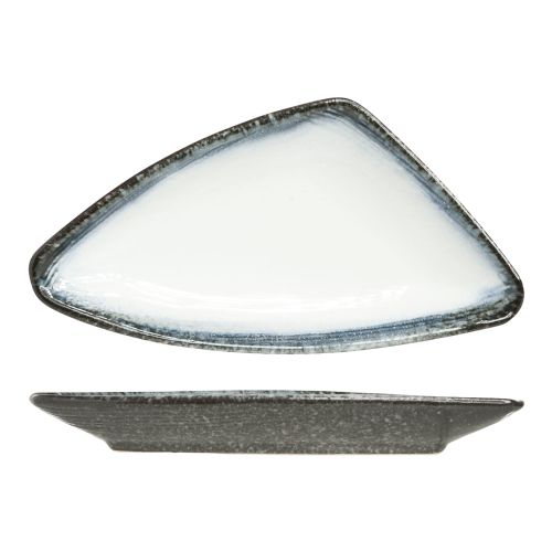 Sea Pearl Teller 3 eckig 20x10cm - 5er Vorteilspack von Cosy&Trendy