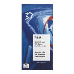 Bio Edel VM 37% Santo Domingo 80g - 10er Vorteilspack von Vivani