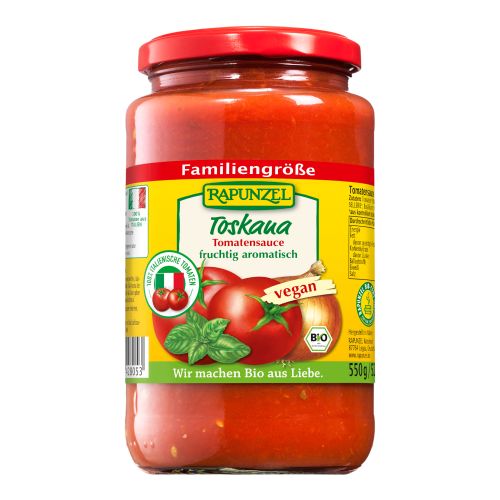 Bio Tomatensauce Toskana 550g - 6er Vorteilspack von Rapunzel