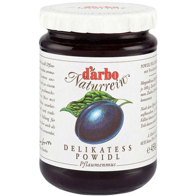 Darbo Naturrein Powidl / Pflaumenmus mit Fruchtstücken 450g