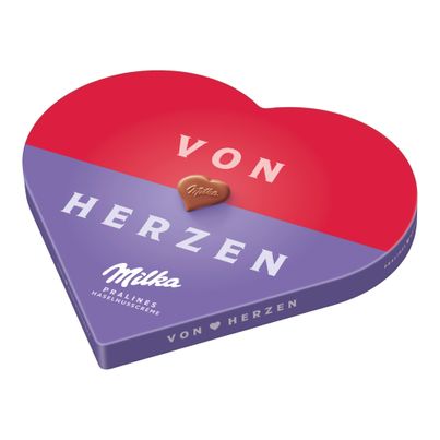 Milka Von Herzen Haselnusscreme 165g von Milka