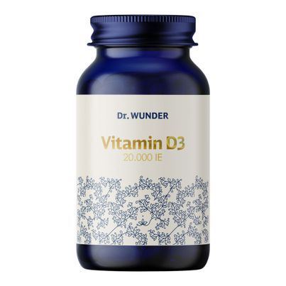 Bio Vitamin D3 20.000 IE 60ct - 6er Vorteilspack von Dr.wunder
