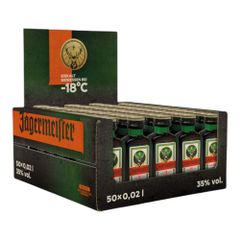 Kräuterlikör 35 %vol. 20ml - 50er Vorteilspack von Jägermeister