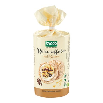 Bio Reiswaffeln mit Sesam 100g - 6er Vorteilspack von Byodo