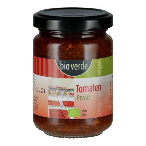 Organic tomato pesto vegan 125ml - value pack of 6 from Bio Verde