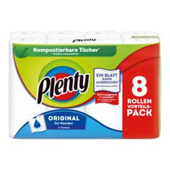 Küchenrolle 2lg.weiß 45Blatt von Plenty