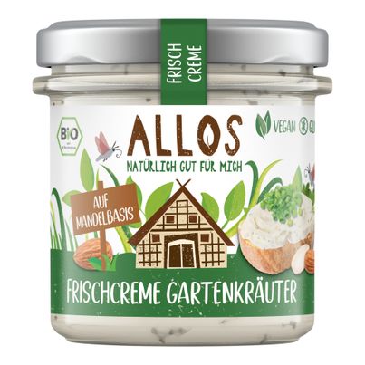 Bio Frischcreme Gartenkräuter 135g - 6er Vorteilspack von Allos