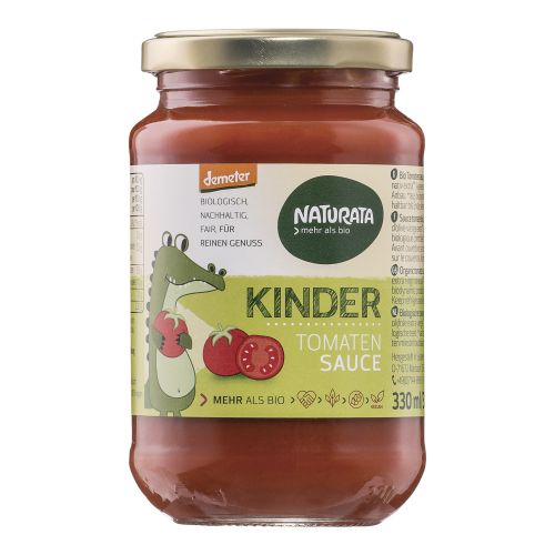 Organic children's tomato sauce mild 330ml - value pack of 6 from Naturata