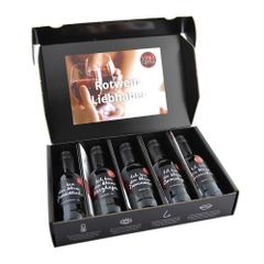 Vinotaria Wein Geschenkbox Rotwein 5 x 250ml - Geschenkidee für Weinliebhaber