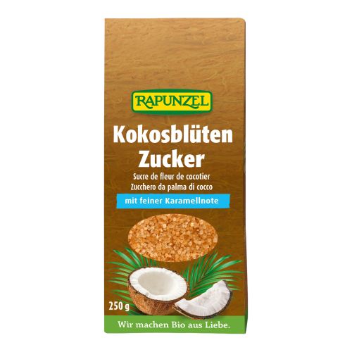 Bio Kokosblütenzucker 250g - 4er Vorteilspack von Rapunzel Naturkost