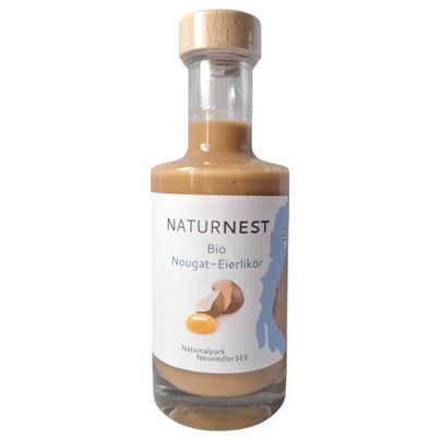 Bio Nougat Eierlikör 200ml von Biohof Naturnest