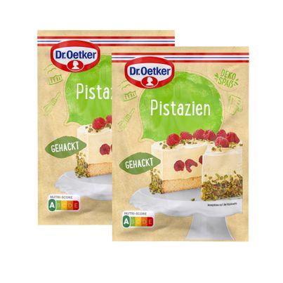 Dr. Oetker Pistazienkerne gehackt 25g 2er Pack
