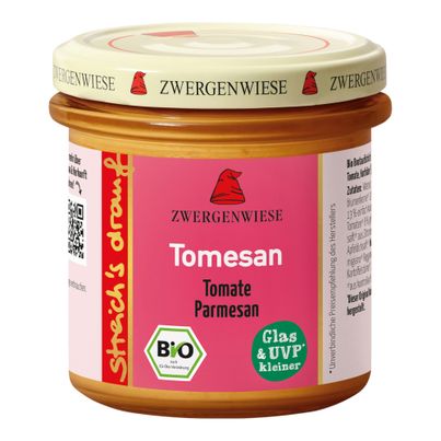 Bio Tomesan Aufstrich 135g - 6er Vorteilspack von Zwergenwiese